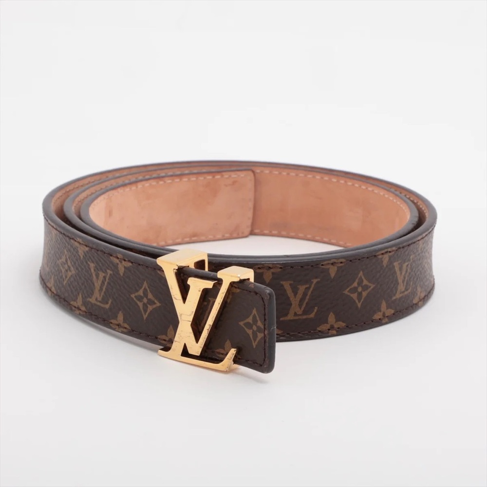 Louis Vuitton Brown Logo LV Belt M9781